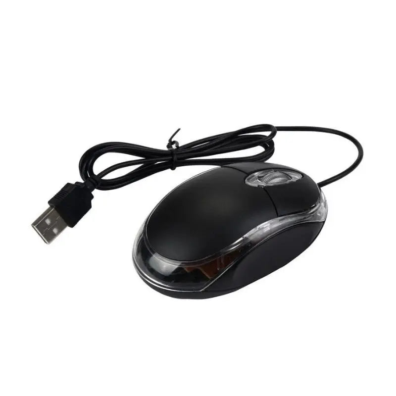 Natal Mouse Preto Usb Óptico Com Led Para Notebook PC Computador Promoções